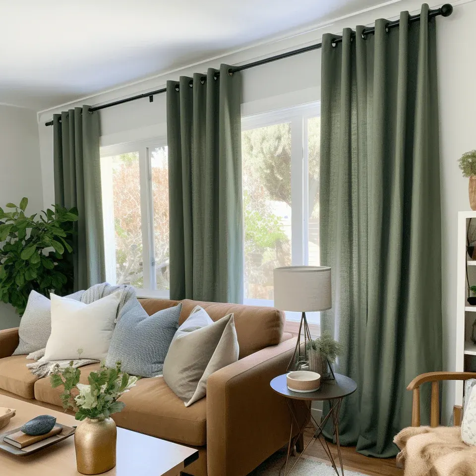 Grommet__Sage__Green__Linen__Curtain__Panel__with__Cotton__Lining_-_Eyelet__Curtains