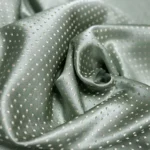 Vintage Green Satin Jacquard Curtains for Living Room